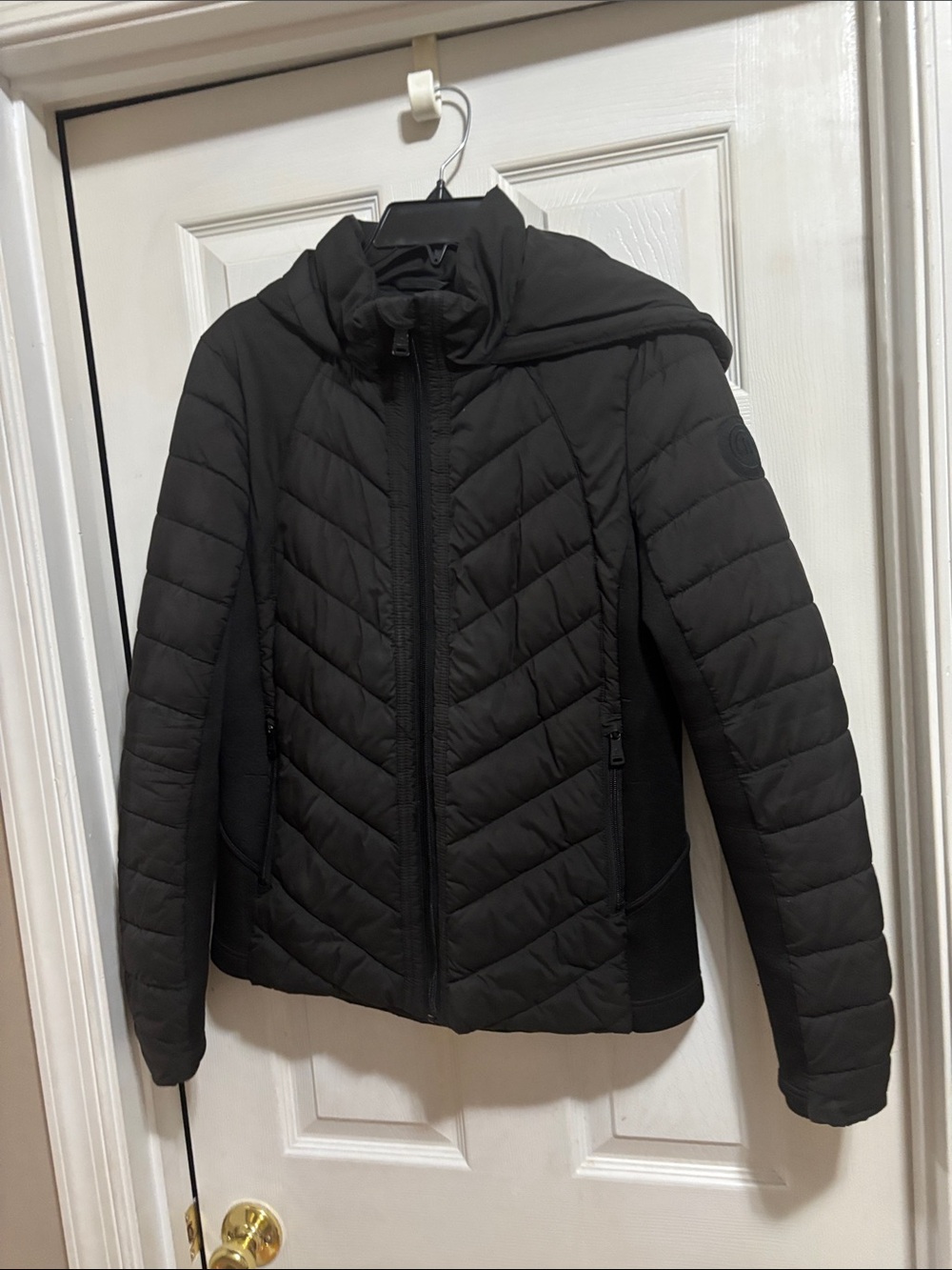 Bernardo Black Quilted Hooded Puffer